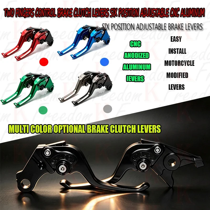 Cnc Aluminum Adjustable Brake Clutch Levers - Pour DL650 XT V-strom 250 650
