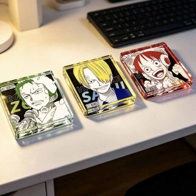 Atv Parts - Carte acrylique mignonne Roronoa Zoro One