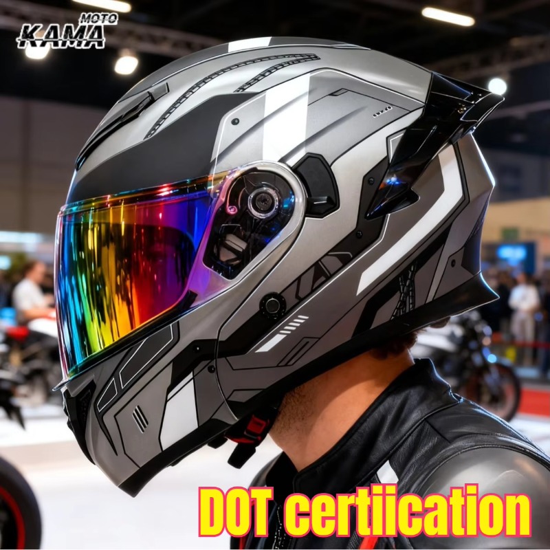 Casques de moto homologués DOT - Modular Flip Up Motorcycle Helmet Dot Approved avis et prix