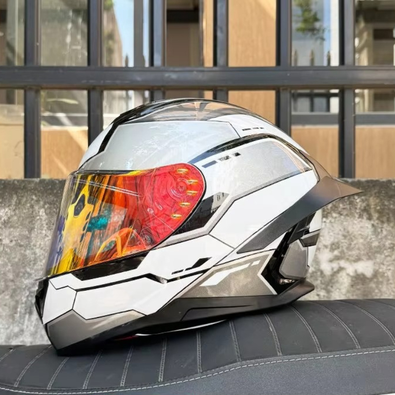 Casque de moto Bluetooth ORZ,  - Full Face Motorcycle Helmet With Bluetooth avis et prix