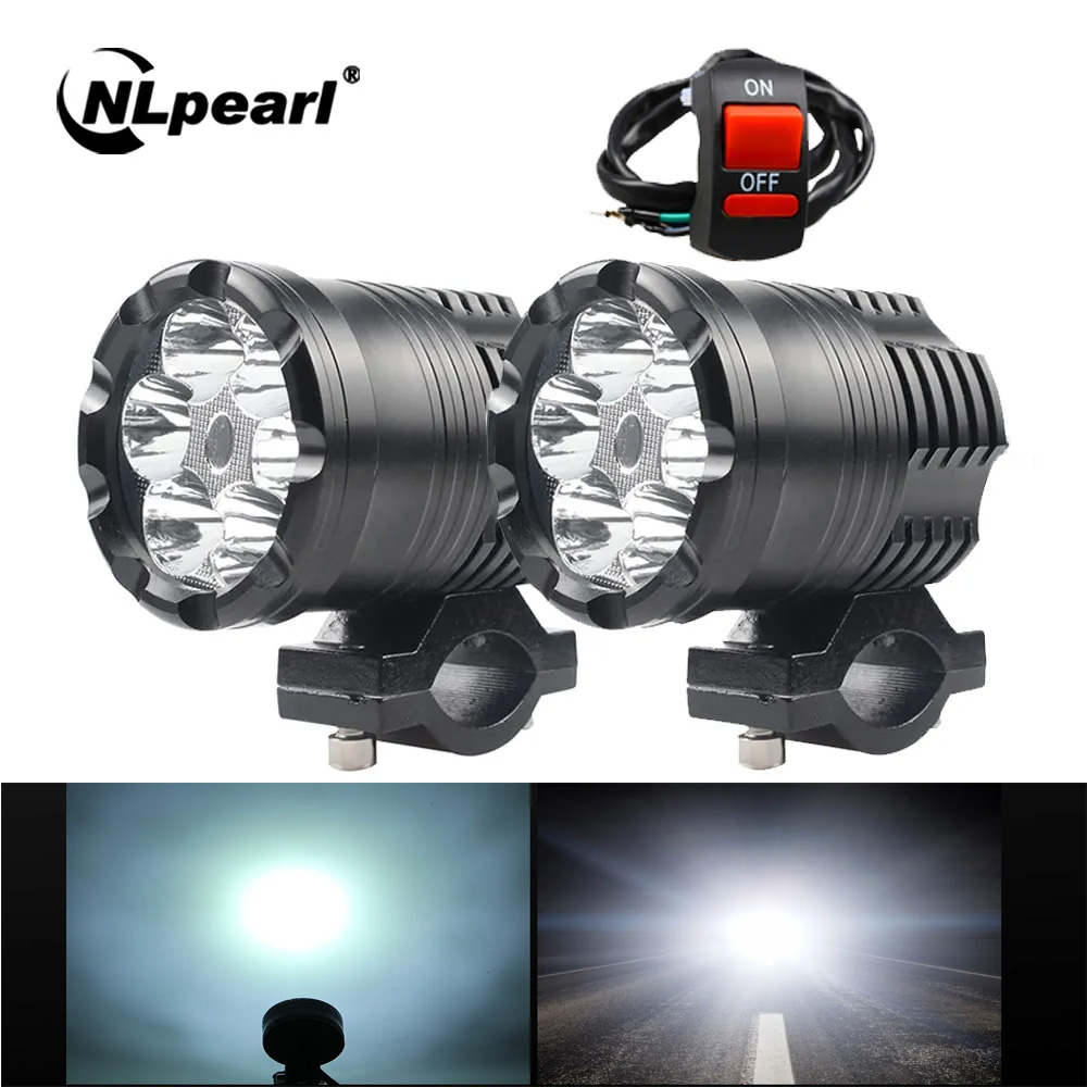 NLpearl 60W Moto phare LED pro - Universal Motorcycle Led Headlight Projector avis et prix