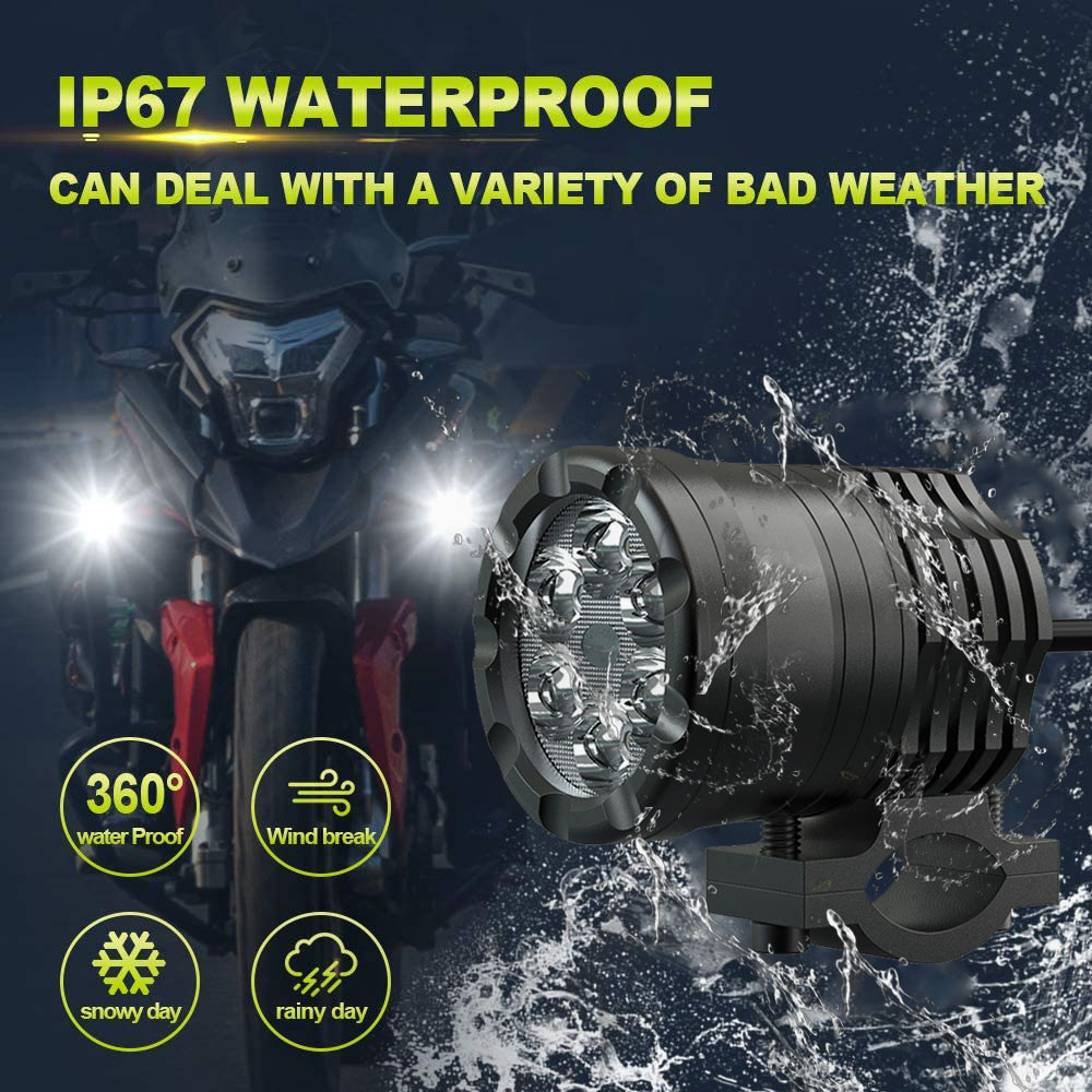 NLpearl 60W Moto phare LED pro - Universal Motorcycle Led Headlight Projector avis et prix