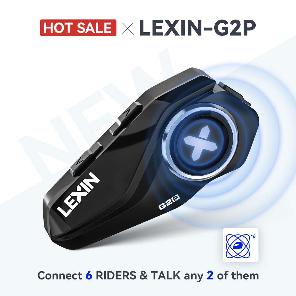 Lexin G2P casque d'interphone  - Full Face Motorcycle Helmet With Bluetooth avis et prix