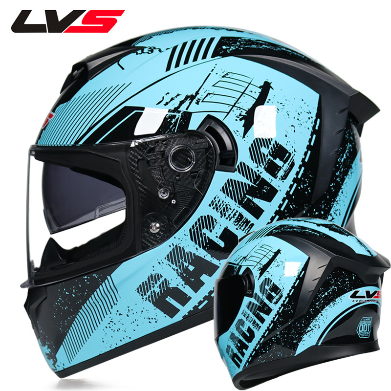 Casque de moto LVS intégral à  - Full Face Motorcycle Helmet With Bluetooth avis et prix